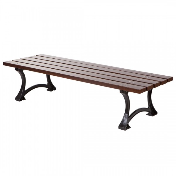 Cast iron bench without backrest Bari Cast iron bench without backrest Bari