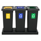 Set of 3 segregation bins Best Bin 3 x 53L Set of 3 segregation bins Best Bin 3 x 53L