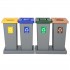 Set of 2 segregation bins Best Bin 2 x 53L Set of 2 segregation bins Best Bin 2 x 53L