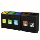 Eco Sorter Waste Segregation Station 5 x 50L