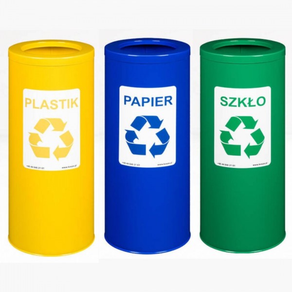 Eco Segregation Station Set 3 x 43 L Eco Segregation Station Set 3 x 43 L