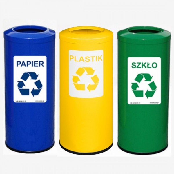 Segregation Bins Set Eko 3 x 60 L Segregation Bins Set Eko 3 x 60 L