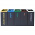 5-module waste segregation station Eco Star 5 x 60L 5-module waste segregation station Eco Star 5 x 60L
