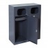 2-module waste segregation station Eco Estri 2 x 60L galvanized 2-module waste segregation station Eco Estri 2 x 60L galvanized