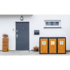 Wooden waste bin shelter 3 x 120L Wooden waste bin shelter 3 x 120L