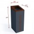 Waste Bin 60L Harmonics Singiel Waste Bin 60L Harmonics Singiel