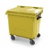4-wheel waste container 1100 L Contenur with flat lid 4-wheel waste container 1100 L Contenur with flat lid