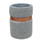 Concrete bin with copper belt 26 L Concrete bin with copper belt 26 L