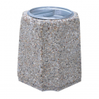 Concrete waste bin Idylla 40L Concrete waste bin Idylla 40L