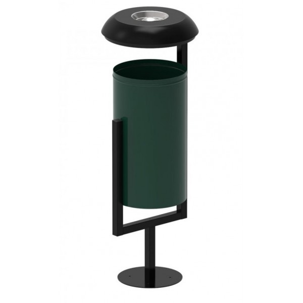 Park bin with ashtray Detlef 35L Alda Park bin with ashtray Detlef 35L Alda