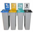 Indoor segregation station Red Line 4 x 87 L Indoor segregation station Red Line 4 x 87 L