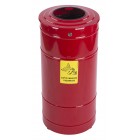 Metal container for used protective equipment 80L Metal container for used protective equipment 80L