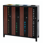 Wood Art Waste Segregation Bins Set 4 x 50L Wood Art Waste Segregation Bins Set 4 x 50L