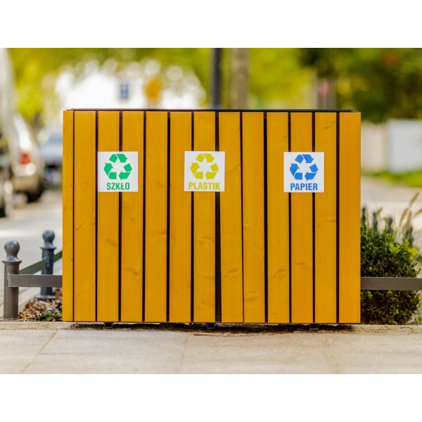 Baobab Waste Segregation Bin 3 x 75 L Baobab Waste Segregation Bin 3 x 75 L