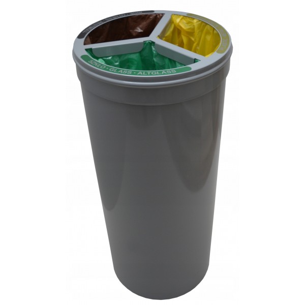 Waste segregation bin Concept Bin 3 x 30L Waste segregation bin Concept Bin 3 x 30L