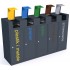 Waste Segregation Station Moderno Bin 5 x 40 L Waste Segregation Station Moderno Bin 5 x 40 L