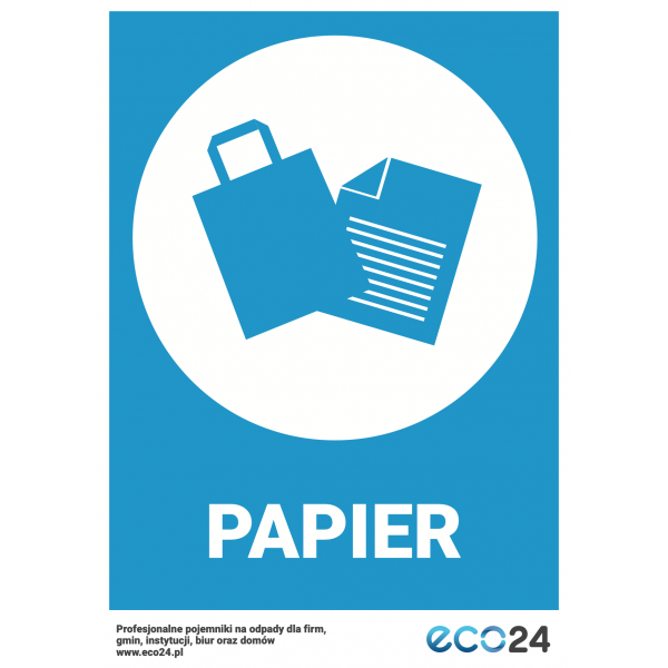 Waste segregation sticker A5 – paper Waste segregation sticker A5 – paper