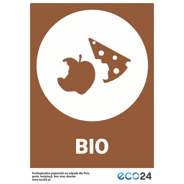 Waste segregation bin sticker A5 – bio waste Waste segregation bin sticker A5 – bio waste