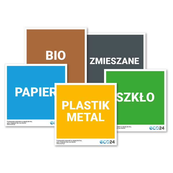 Set of stickers for containers - 5 pcs. 7.5 x 7.5 cm Set of stickers for containers - 5 pcs. 7.5 x 7.5 cm