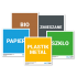 Waste segregation sticker 7.5 x 7.5 cm – paper Waste segregation sticker 7.5 x 7.5 cm – paper