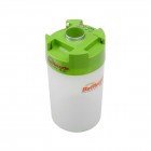 Battery container with tester