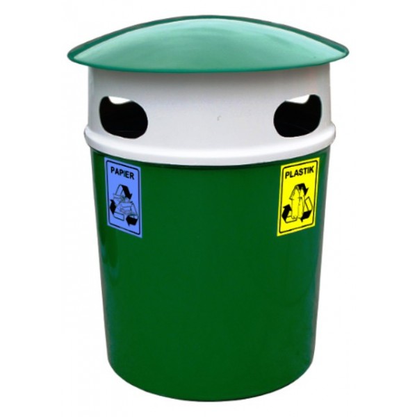 Waste segregation bin Borowik 4 x 120L