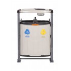 Outdoor segregation bin Savona 2 x 36L Outdoor segregation bin Savona 2 x 36L