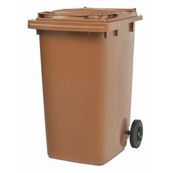 2-wheel bio-waste container 240L with grate ESE