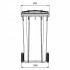 2-wheel waste container 240L ESE 2-wheel waste container 240L ESE