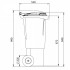 2-wheel waste container 60L ESE