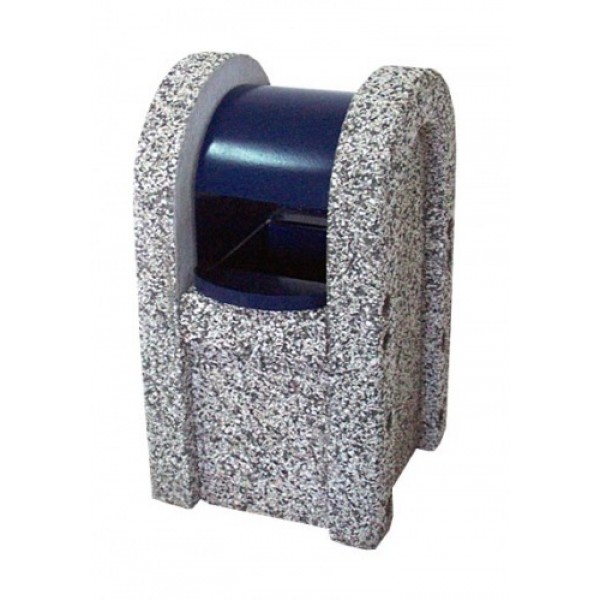 Concrete waste bin "Szafka" 40 L Concrete waste bin "Szafka" 40 L