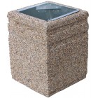 Concrete waste bin Mira 40 L Concrete waste bin Mira 40 L