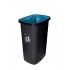 Universal Black Waste Bin Sort Bin 90L Universal Black Waste Bin Sort Bin 90L