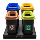 Segregation Bin Set Sort Bin 2x28L + 2x45L Segregation Bin Set Sort Bin 2x28L + 2x45L