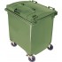 4-wheel waste container with "lid in lid" 1100 L Weber