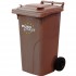 2-wheel waste container 240 l Europlast 2-wheel waste container 240 l Europlast