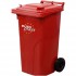 2-wheel waste container 240 l Europlast 2-wheel waste container 240 l Europlast