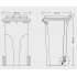 2-wheel waste container 240 l Europlast 2-wheel waste container 240 l Europlast