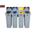 Slim Jim Waste Sorting Station 4 x 87 L Slim Jim Waste Sorting Station 4 x 87 L