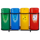 Sorting bins Barrel 4 x 60L Sorting bins Barrel 4 x 60L