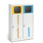 2-module waste segregation station ESTRI 2 x 70 L 2-module waste segregation station ESTRI 2 x 70 L