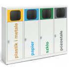 4-module waste segregation container ESTRI 4 x 70 L 4-module waste segregation container ESTRI 4 x 70 L