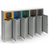 5-module waste segregation container ESTRI 5 x 70 L 5-module waste segregation container ESTRI 5 x 70 L