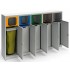 5-module waste segregation container ESTRI 5 x 70 L 5-module waste segregation container ESTRI 5 x 70 L