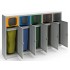 5-module waste segregation container ESTRI 5 x 70 L 5-module waste segregation container ESTRI 5 x 70 L