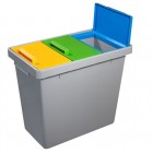3-Module Waste Segregation Station Trioconcept 40L 3-Module Waste Segregation Station Trioconcept 40L