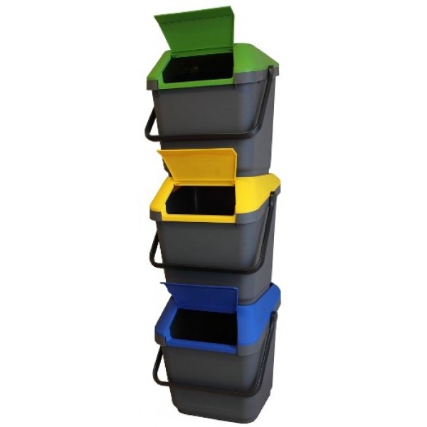 Easymax 3 x 35L segregation station set Easymax 3 x 35L segregation station set