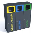 Waste segregation container Esterno 3 x 40 L Waste segregation container Esterno 3 x 40 L
