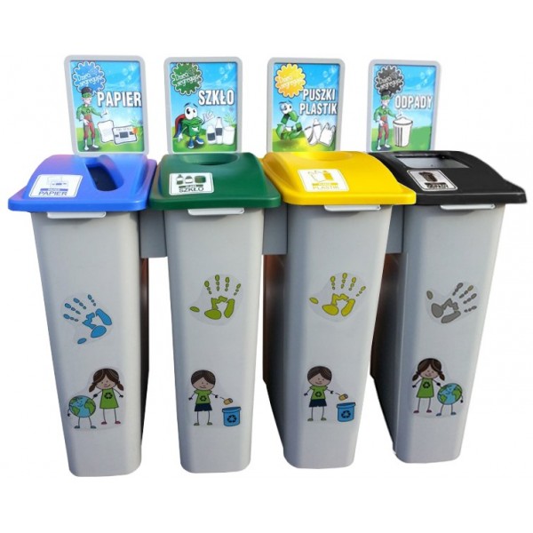 Indoor segregation station Red Line Kids 4 x 87 L Indoor segregation station Red Line Kids 4 x 87 L