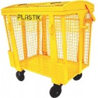 Metal, mesh waste segregation container 1100 L - 1S Metal, mesh waste segregation container 1100 L - 1S